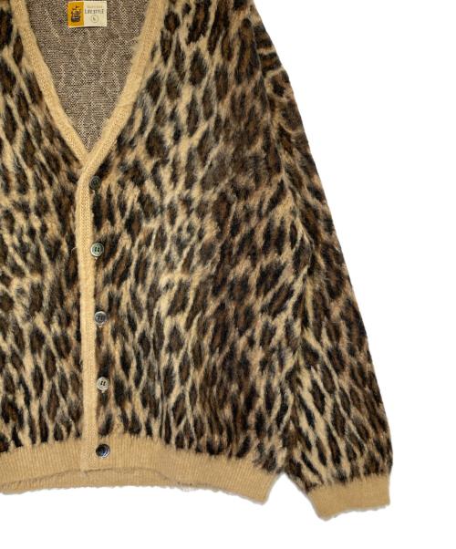 SAINT MICHAEL（セントマイケル）SAINT MICHAEL (セントマイケル) MOHAIR CARDIGAN LEOPARD カーキ サイズ:Lの古着・服飾アイテム