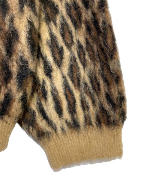 SAINT MICHAEL（セントマイケル）SAINT MICHAEL (セントマイケル) MOHAIR CARDIGAN LEOPARD カーキ サイズ:Lの古着・服飾アイテム
