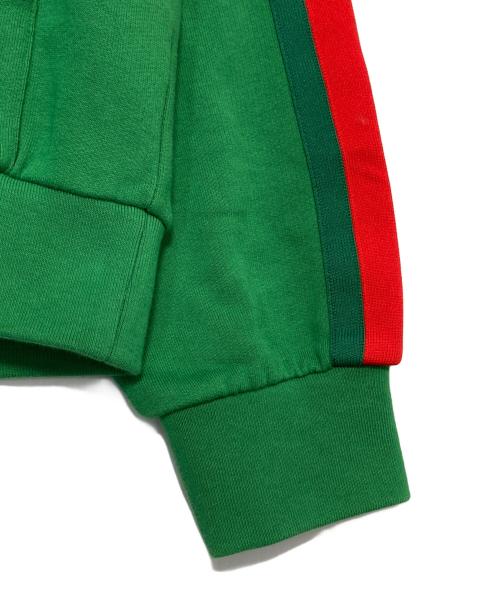 GUCCI（グッチ）GUCCI (グッチ) adidas (アディダス) Cotton Sweatshirt グリーン サイズ:Mの古着・服飾アイテム