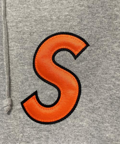 SUPREME（シュプリーム）SUPREME (シュプリーム) S Logo Hooded Sweatshirt Heather ライトグレー サイズ:Mの古着・服飾アイテム