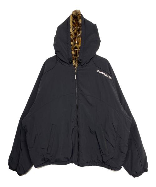 SUPREME（シュプリーム）SUPREME (シュプリーム) Faux Fur Reversible Hooded Track Jacket ブラック サイズ:Mの古着・服飾アイテム
