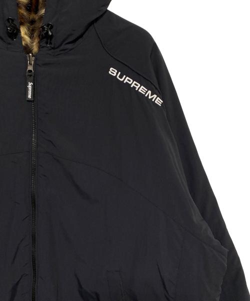 SUPREME（シュプリーム）SUPREME (シュプリーム) Faux Fur Reversible Hooded Track Jacket ブラック サイズ:Mの古着・服飾アイテム