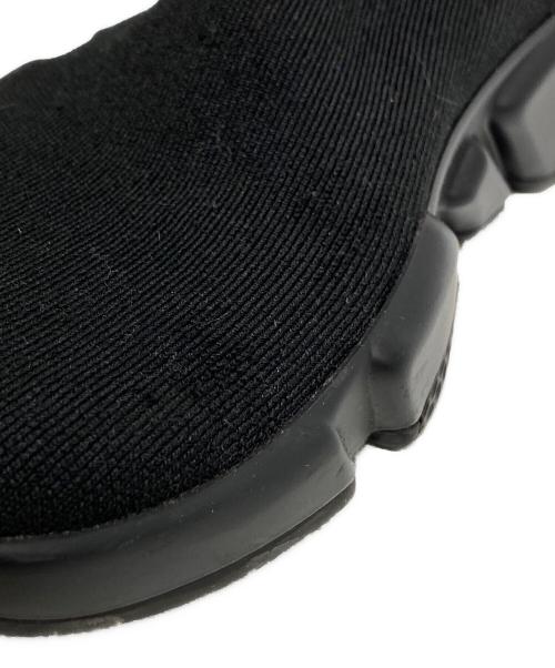 BALENCIAGA（バレンシアガ）BALENCIAGA (バレンシアガ) adidas (アディダス) スピードトレーナー ソックススニーカー ブラック サイズ:26.5cmの古着・服飾アイテム
