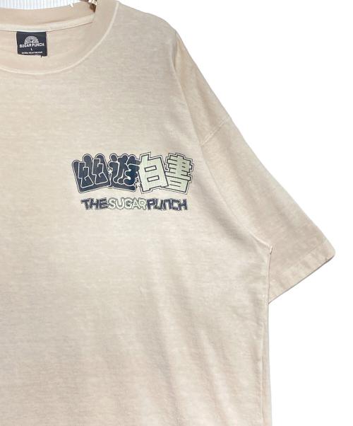 THE SUGAR PUNCH（シュガーパンチ）THE SUGAR PUNCH (シュガーパンチ) 幽遊白書 (ユウユウハクショ) YUYUHAKUSHO S/S T-Shirt アイボリー サイズ:Lの古着・服飾アイテム