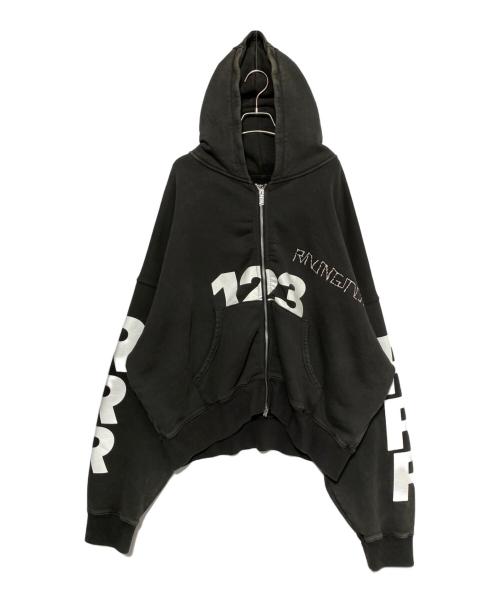RIVINGTON roi Rebis（リヴィントンロイレヴィス）RIVINGTON roi Rebis (リヴィントンロイレヴィス) CVA ZIP HOODIE ブラック サイズ:Lの古着・服飾アイテム