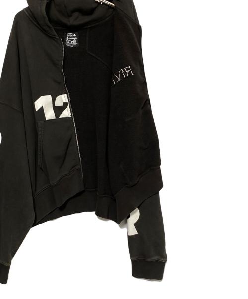 RIVINGTON roi Rebis（リヴィントンロイレヴィス）RIVINGTON roi Rebis (リヴィントンロイレヴィス) CVA ZIP HOODIE ブラック サイズ:Lの古着・服飾アイテム