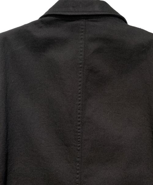 BLACK Scandal Yohji Yamamoto（ブラックスキャンダルヨウジヤマモト）BLACK Scandal Yohji Yamamoto (ブラックスキャンダルヨウジヤマモト) COTTON DRILL SINGLE BREASTED JACKET WITH BOX POCKETS ブラック サイズ:3の古着・服飾アイテム