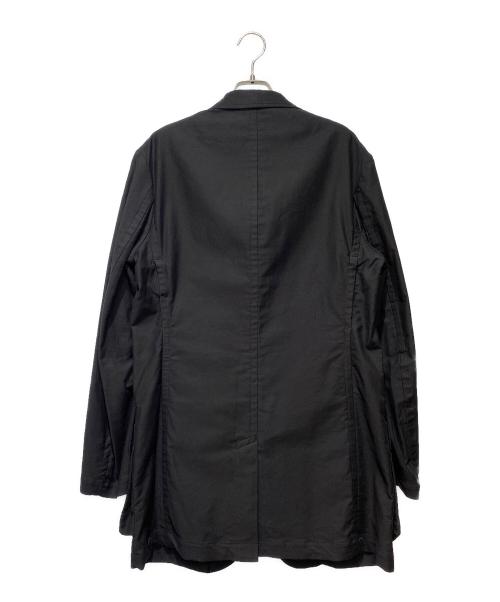 Yohji Yamamoto pour homme（ヨウジヤマモト プールオム）Yohji Yamamoto pour homme (ヨウジヤマモト プールオム) COTTON TWILL NOTCHED LAPEL JACKET ブラック サイズ:3の古着・服飾アイテム