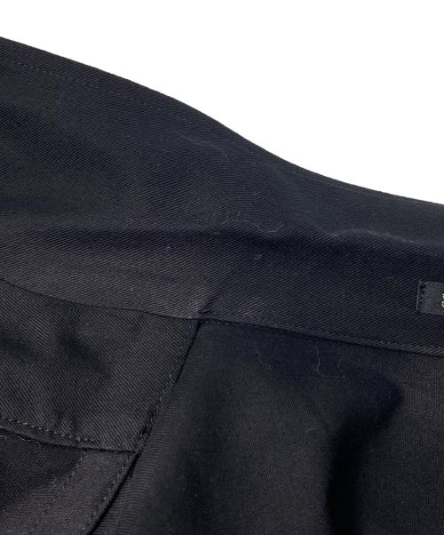 Yohji Yamamoto pour homme（ヨウジヤマモト プールオム）Yohji Yamamoto pour homme (ヨウジヤマモト プールオム) COTTON TWILL NOTCHED LAPEL JACKET ブラック サイズ:3の古着・服飾アイテム