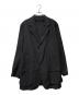 Yohji Yamamoto pour homme（ヨウジヤマモト プールオム）の古着「COTTON TWILL NOTCHED LAPEL JACKET」｜ブラック