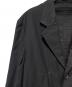 中古・古着 Yohji Yamamoto pour homme (ヨウジヤマモト プールオム) COTTON TWILL NOTCHED LAPEL JACKET ブラック サイズ:3：42000円