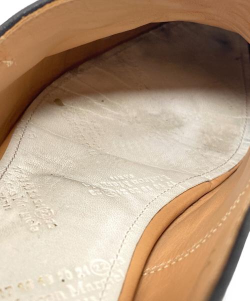 Maison Margiela（メゾンマルジェラ）Maison Margiela (メゾンマルジェラ) Pointed Toe Leather Shoes ブラック サイズ:41の古着・服飾アイテム