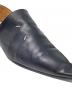 中古・古着 Maison Margiela (メゾンマルジェラ) Pointed Toe Leather Shoes ブラック サイズ:41：38000円