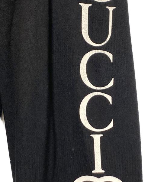 GUCCI（グッチ）GUCCI (グッチ) ロゴ スウェットパンツ ブラック サイズ:XLの古着・服飾アイテム