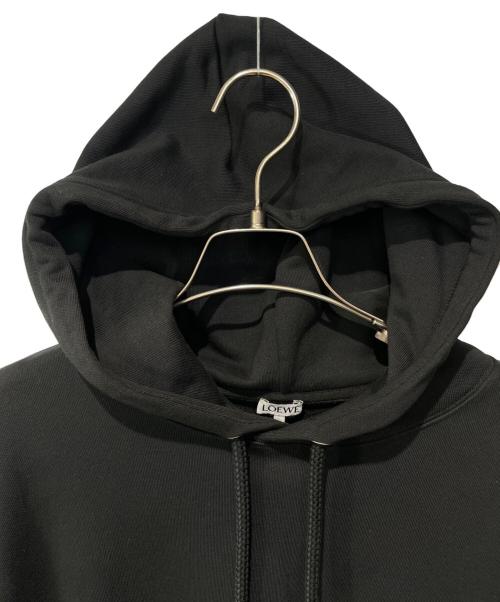 LOEWE（ロエベ）LOEWE (ロエベ) ANAGRAM PATCH POCKET HOODIE ブラック サイズ:Lの古着・服飾アイテム