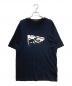 LOUIS VUITTONルイ ヴィトン）の古着「ドッグプリントカットソー」｜ブラック