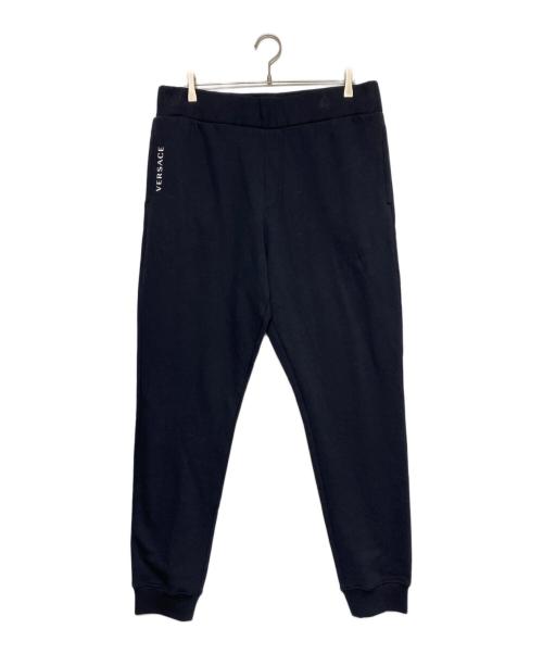 VERSACE（ヴェルサーチェ）VERSACE (ヴェルサーチェ) メデューサプリント スウェットパンツ ネイビー サイズ:XXLの古着・服飾アイテム