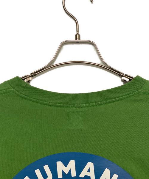 HUMAN MADE（ヒューマンメイド）HUMAN MADE (ヒューマンメイド) GRAPHIC L/S T-SHIRT 黄緑 サイズ:XXLの古着・服飾アイテム