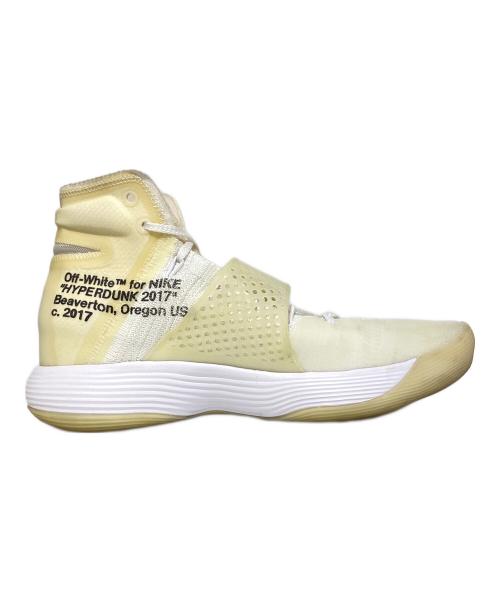 NIKE（ナイキ）NIKE (ナイキ) OFFWHITE (オフホワイト) THE TEN REACT HYPERDUNK ホワイト サイズ:27.5cm(US9.5)の古着・服飾アイテム