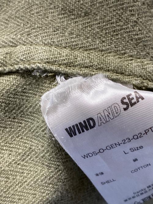 WIND AND SEA（ウィンダンシー）WIND AND SEA (ウィンダンシー) DOUBLE KNEE PANT オリーブ サイズ:Lの古着・服飾アイテム