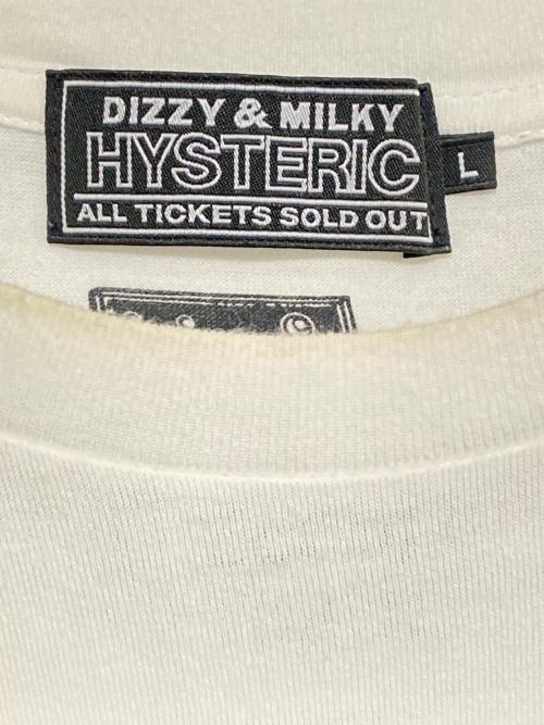 Hysteric Glamour（ヒステリックグラマー）Hysteric Glamour (ヒステリックグラマー) Sonic Youth Tee ホワイト サイズ:Lの古着・服飾アイテム