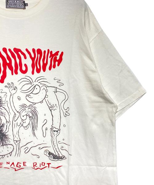 Hysteric Glamour（ヒステリックグラマー）Hysteric Glamour (ヒステリックグラマー) Sonic Youth Tee ホワイト サイズ:Lの古着・服飾アイテム