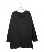 Yohji Yamamoto pour hommeヨウジヤマモト プールオム）の古着「コットン ロングスリーブ」｜ブラック