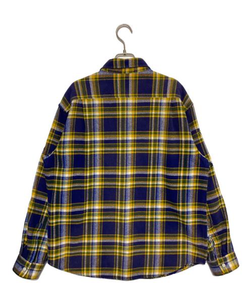 SUPREME（シュプリーム）SUPREME (シュプリーム) Old English Plaid Flannel Shirt イエロー×ブルー サイズ:Mの古着・服飾アイテム