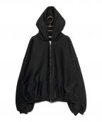 ALEXANDER WANGアレキサンダー・ワン）の古着「ジップアップオーバーサイズパーカー」｜ブラック