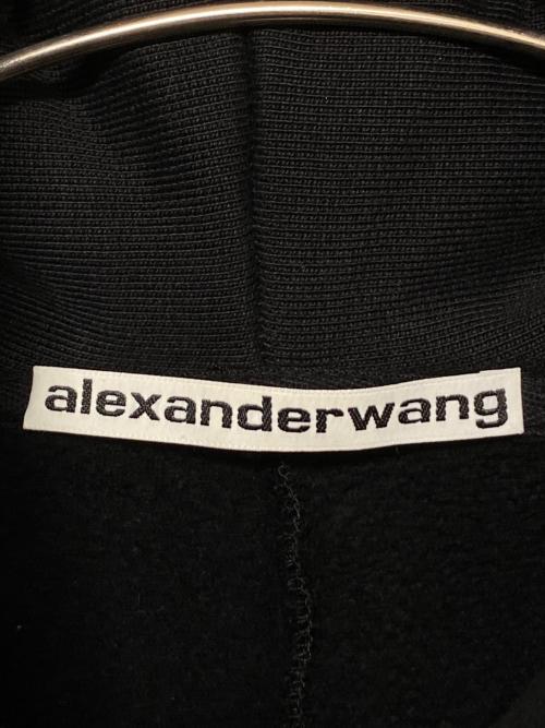ALEXANDER WANG（アレキサンダー・ワン）ALEXANDER WANG (アレキサンダーワン) ジップアップオーバーサイズパーカー ブラック サイズ:Mの古着・服飾アイテム
