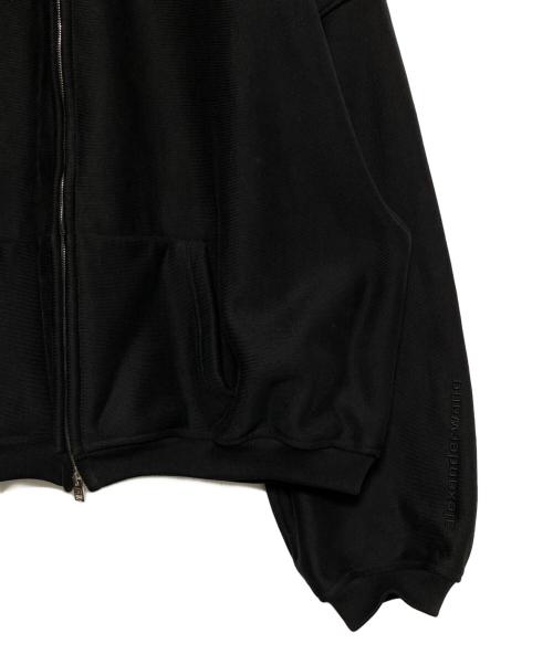 ALEXANDER WANG（アレキサンダー・ワン）ALEXANDER WANG (アレキサンダーワン) ジップアップオーバーサイズパーカー ブラック サイズ:Mの古着・服飾アイテム