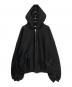 ALEXANDER WANG（アレキサンダーワン）の古着「ジップアップオーバーサイズパーカー」｜ブラック