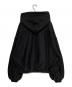 ALEXANDER WANG (アレキサンダーワン) ジップアップオーバーサイズパーカー ブラック サイズ:M：65000円