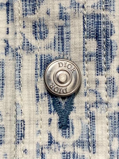 Dior（ディオール）Dior (ディオール) オブリークシャツ スカイブルー サイズ:39の古着・服飾アイテム