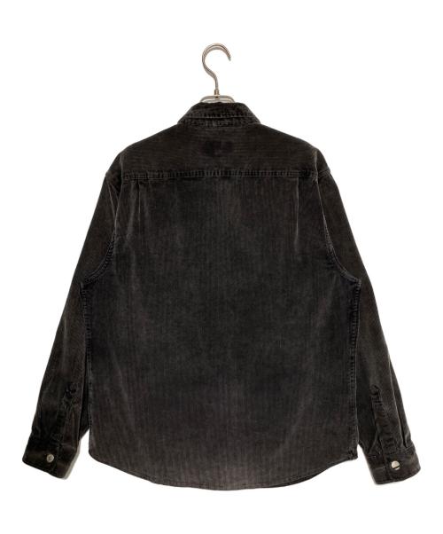 SUPREME（シュプリーム）SUPREME (シュプリーム) Washed Corduroy Shirt ブラック サイズ:Mの古着・服飾アイテム