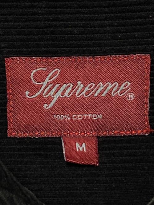 SUPREME（シュプリーム）SUPREME (シュプリーム) Washed Corduroy Shirt ブラック サイズ:Mの古着・服飾アイテム