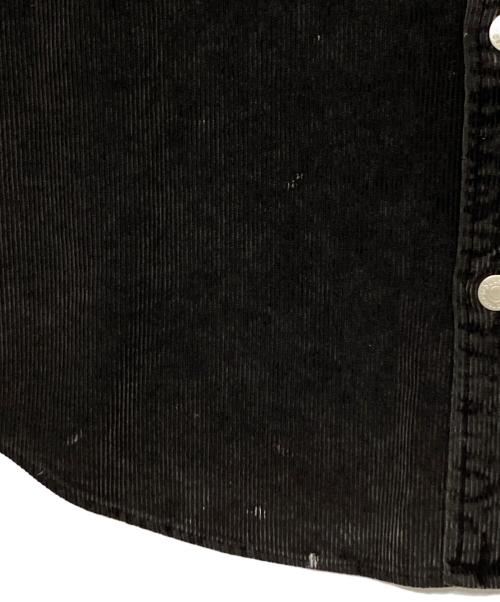 SUPREME（シュプリーム）SUPREME (シュプリーム) Washed Corduroy Shirt ブラック サイズ:Mの古着・服飾アイテム