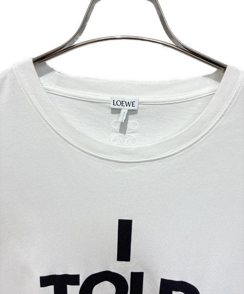 LOEWE（ロエベ）LOEWE (ロエベ) バックロゴ 半袖Tシャツ ホワイト サイズ:XLの古着・服飾アイテム