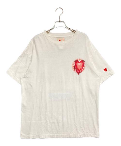 EMOTIONALLY UNAVAILABLE（エモーショナリー・アンアベイラブル）EMOTIONALLY UNAVAILABLE (エモーショナリー・アンアベイラブル) AIRBRUSH MEMORY TEE ホワイト サイズ:XSの古着・服飾アイテム