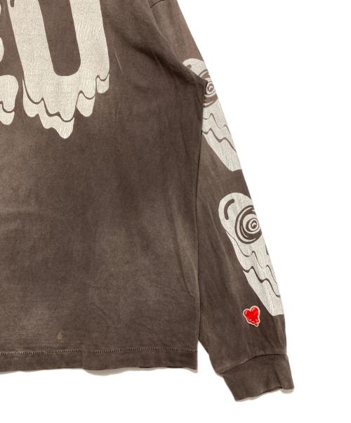 SAINT MICHAEL（セントマイケル）SAINT MICHAEL (セントマイケル) EMOTIONALLY UNAVAILABLE (エモーショナリー・アンアベイラブル) EU STM LS T グレー サイズ:XLの古着・服飾アイテム