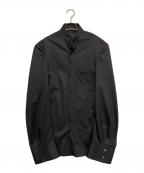 KEISUKE YOSHIDAケイスケヨシダ）の古着「TRUDGE PASTORS SHIRT」｜ブラック