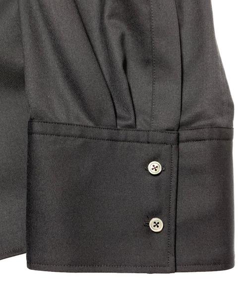 KEISUKE YOSHIDA（ケイスケヨシダ）KEISUKE YOSHIDA (ケイスケヨシダ) TRUDGE PASTORS SHIRT ブラック サイズ:Mの古着・服飾アイテム