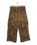 KAPITALキャピタル）の古着「レオパード柄ジャンボカーゴロングパンツ」｜ブラウン
