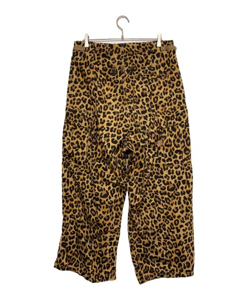 KAPITAL（キャピタル）KAPITAL (キャピタル) レオパード柄ジャンボカーゴロングパンツ ブラウン サイズ:3の古着・服飾アイテム