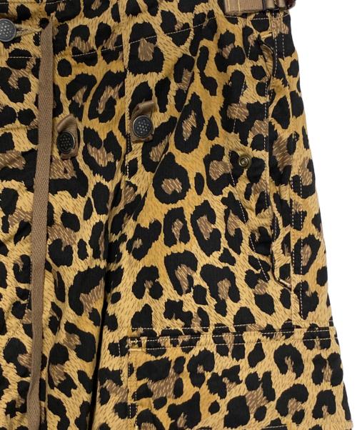 KAPITAL（キャピタル）KAPITAL (キャピタル) レオパード柄ジャンボカーゴロングパンツ ブラウン サイズ:3の古着・服飾アイテム