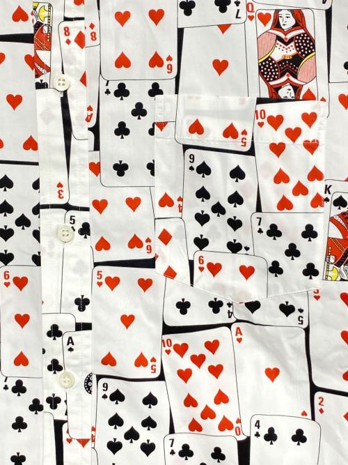 BALENCIAGA（バレンシアガ）BALENCIAGA (バレンシアガ) トランプ柄オーバーサイズ半袖シャツ マルチカラー サイズ:38の古着・服飾アイテム