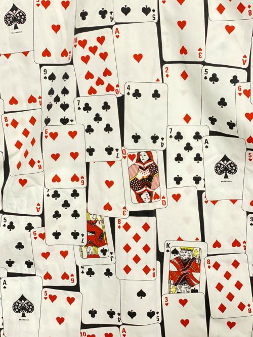 BALENCIAGA（バレンシアガ）BALENCIAGA (バレンシアガ) トランプ柄オーバーサイズ半袖シャツ マルチカラー サイズ:38の古着・服飾アイテム