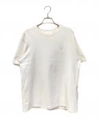 AMI Alexandre Mattiussiアミアレクサンドルマテュッシ）の古着「ハートロゴ刺繍Tシャツ」｜ホワイト