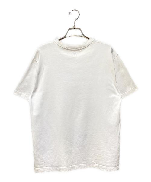 AMI Alexandre Mattiussi（アミアレクサンドルマテュッシ）AMI Alexandre Mattiussi (アミアレクサンドルマテュッシ) ハートロゴ刺繍Tシャツ ホワイト サイズ:XSの古着・服飾アイテム