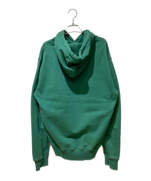 AMI Alexandre Mattiussi（アミアレクサンドルマテュッシ）AMI Alexandre Mattiussi (アミアレクサンドルマテュッシ) ハートロゴプルオーバーパーカー グリーン サイズ:Lの古着・服飾アイテム